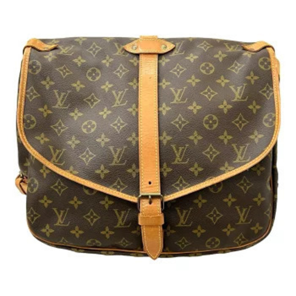 Louis Vuitton Crossbody Brown Shoulder Saumur Bag